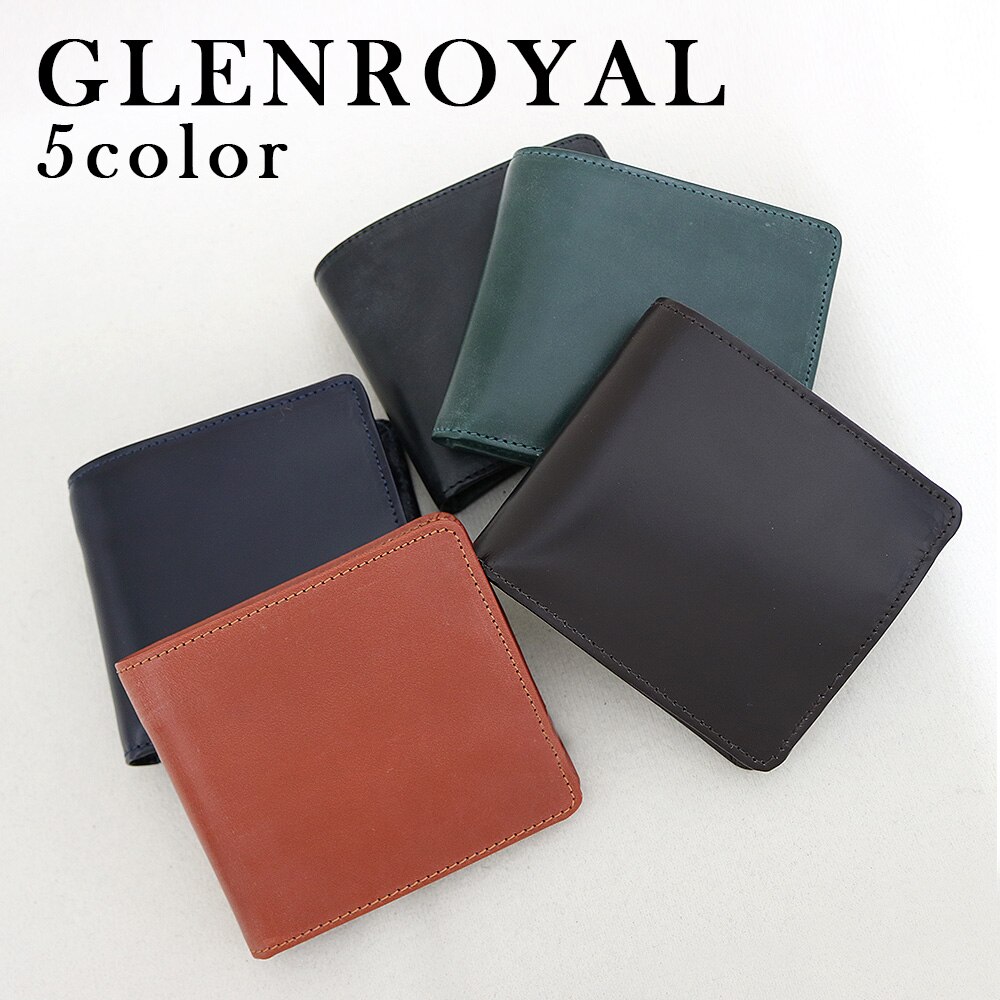 財布 折りたたみ財布 メンズ レディース 03 6171 選べる5color GLENROYAL 二