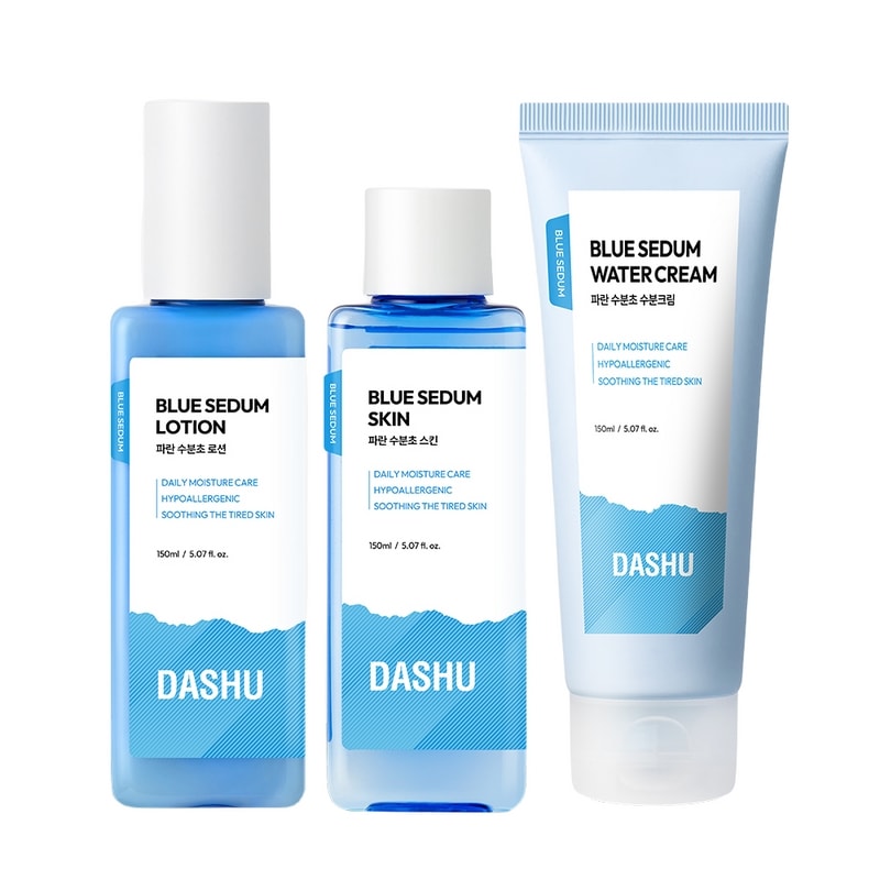 [NEW] ダッシュボーイ 青い水分秒 3種セット(スキン+ローション+水分クリーム) 150ml