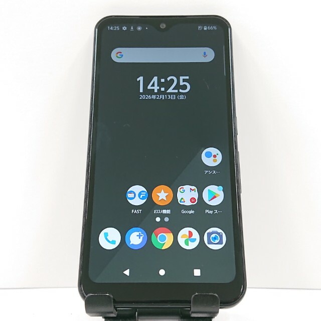 arrows We FCG01 au ブラック 送料無料 本体 c17145 【中古】