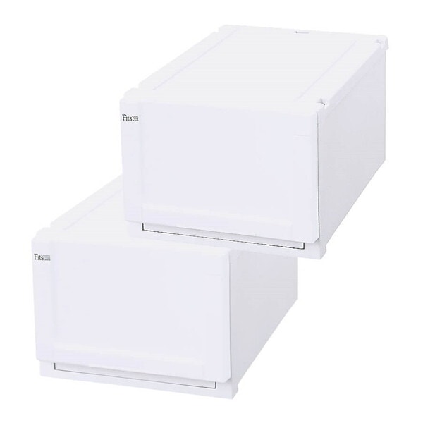 天馬(Tenma) フィッツユニットケース 3525(箱仕様2個組) ホワイト