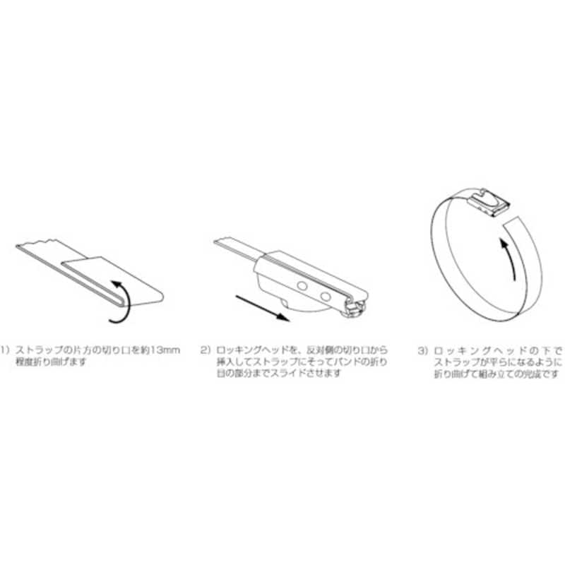 パンドウイット　フルコーティング長尺ステンレスバンド用ヘッド SUS316　MTHCEH-C316 (1袋100個)