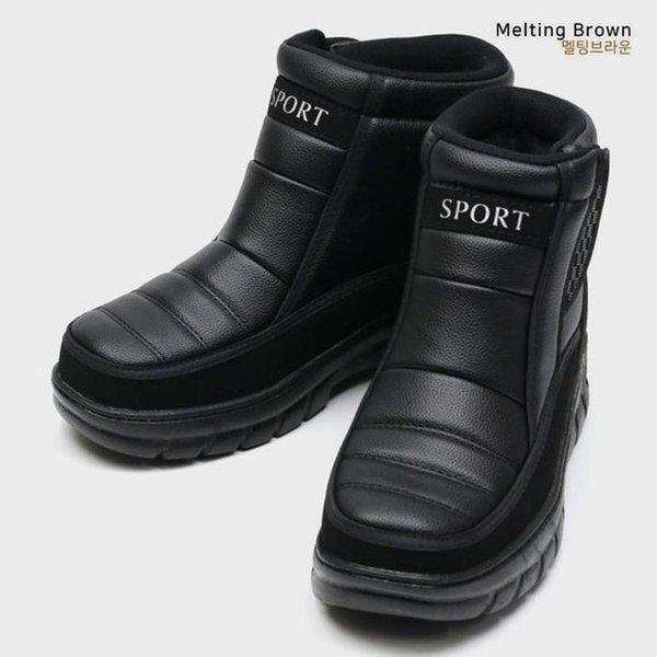 メンズ冬用ファーシューズ ファーブーツ 防寒靴 JY19