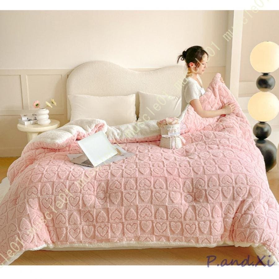 あったか 掛け布団 用 キルト ふわふわ 暖かい 蓄熱保温 防寒 静電気防止 接触温感 温かい シープボア調 カバーいらない フランネル ピーチスキン