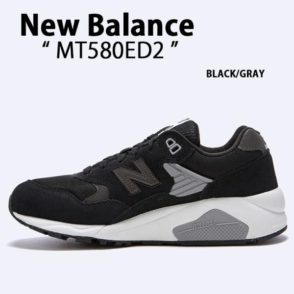 MT580ED2 スニーカー NBスニーカー GRAY シューズ 580シリーズ ブラック グレー MT580 スウェードシューズ スエード メンズ 男性用
