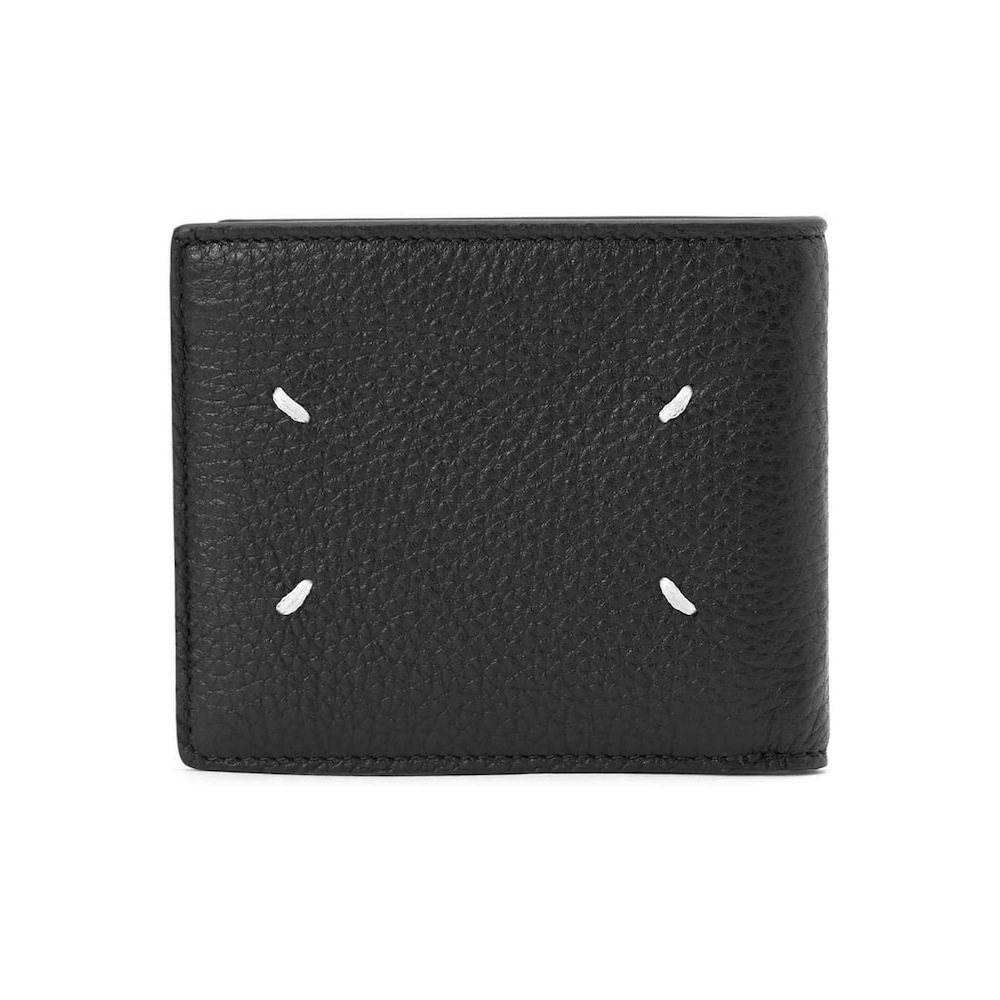 メゾンマルジェラ 25SS ステッチロゴ二つ折り財布ブラック S35UI0435 P2686 H1669 PCL5007355961