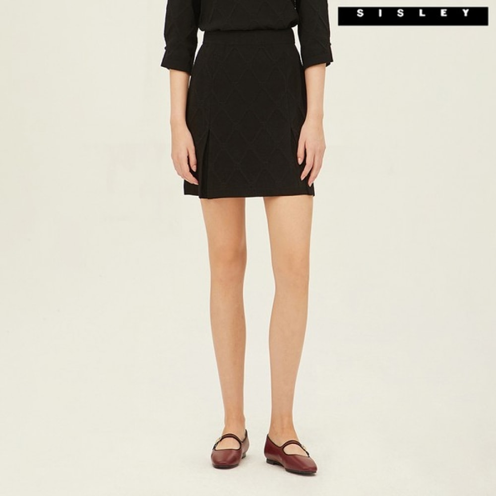 (シスレー) シスレーダイヤモンドスカート SAKS05241_BK