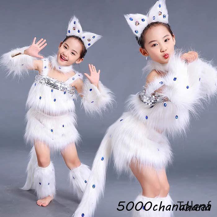 衣装 衣装 しっぽ 面白い キッズ ダンス衣装 コスプレ 猫ちゃん 可愛い コスチューム 仮装 子供 動物 6点セット 猫 [本日のセール]コスプレ