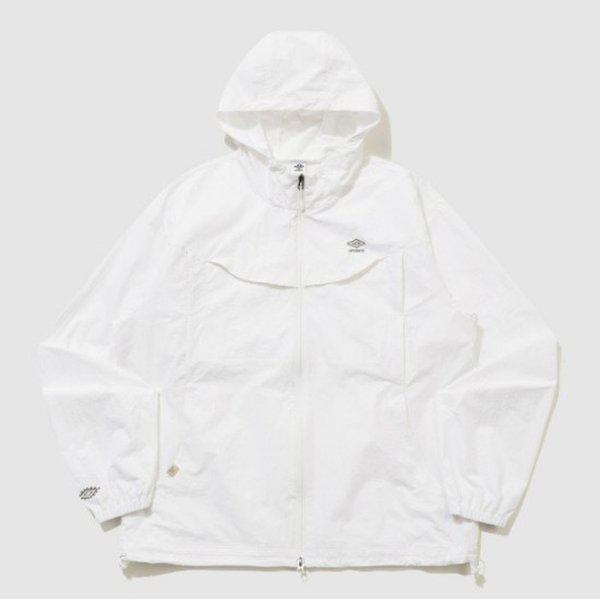 ウインドブレーカー VQA UR223CJK41-WHT ハイウェイ ベンチル フード ウインドブレーカー ジャケット / WHITE