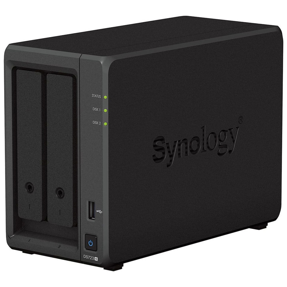 Synology（シノロジー） ビジネス向け 2ベイオールインワンNASキット DS723