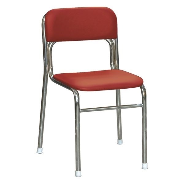 軽量 スタッキングチェア 5脚セット レッドクロムメッキ 幅46cm 重さ4.7kg 日本製 防汚仕様 スチール リブラ チェア