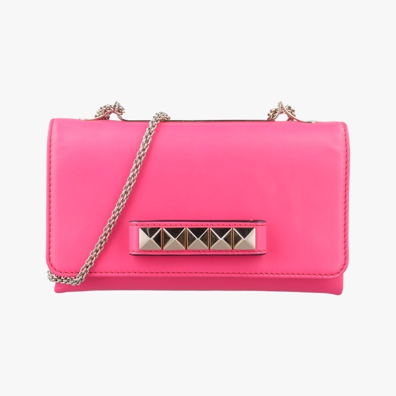 ロックスタッズ ヴァ ヴァ ヴームピンクレザーBU G 975 1中古