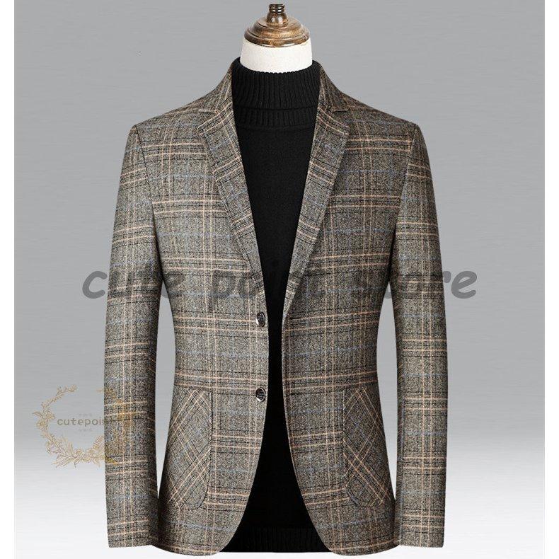 【即纳】テーラードジャケット 春秋 メンズ カットソー ジャケット メンズ ビジネス オシャレジャケット フォーマルオフィス 通勤 カジュアル シンプル