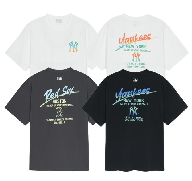 Basic Color Letter Mega Overfit T-Shirt 3ATSB0653