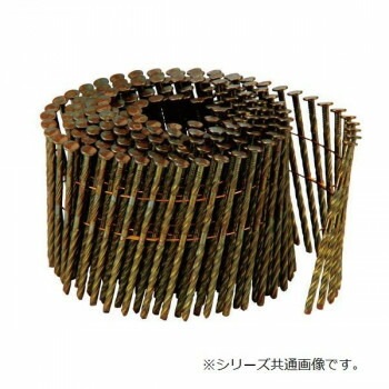 （W）ワイヤー スクリュー釘 ノミ先 2.5x50mm 300本x10巻 WNS2550