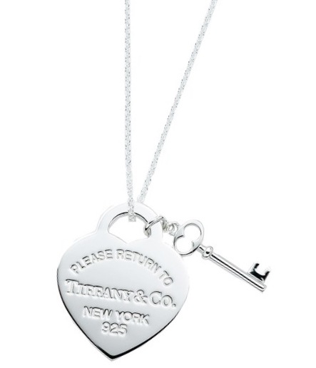 26909686 ハート キー ペンダント スターリングシルバー ネックレス
