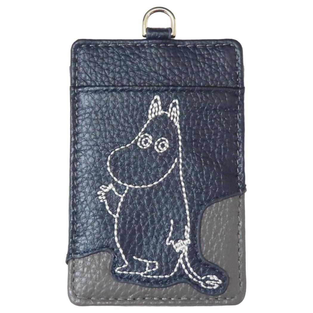 ムーミン 定期入れ 本革パスケース 北欧 キャラクター グッズ