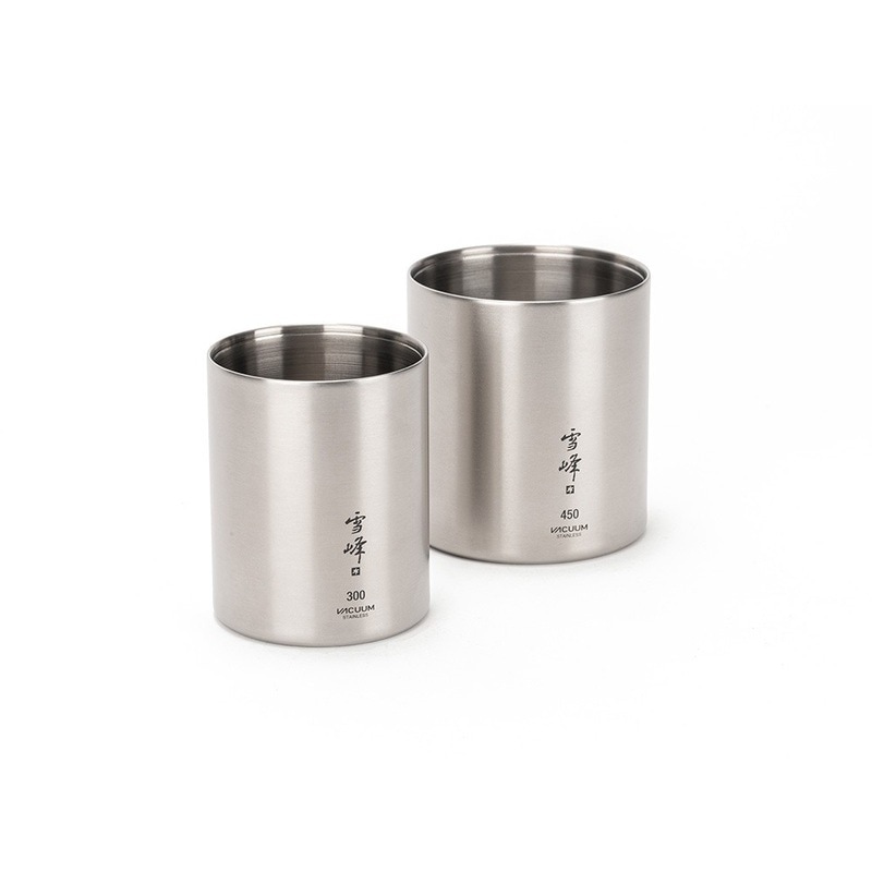 スノーピーク 真空雪峰スタッキングマグ 300/450 マット セット SET-123