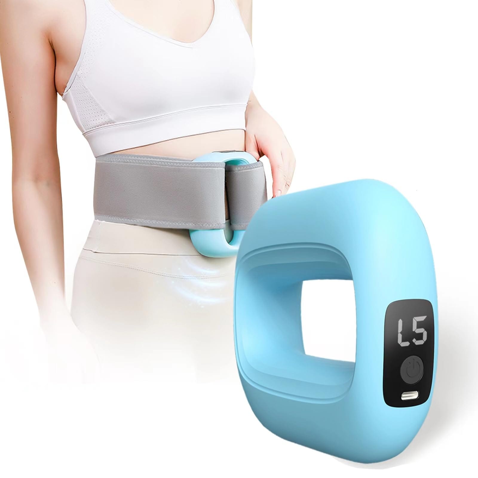 FIIL 筋膜リリースガン【新昇級 筋膜リング】 ハンディガン 筋膜リリース 5段階強度調節 3種類のモード Type-C充電 帯付き 手持ち不要 15分タイマー 軽量 男女兼用 簡単操作