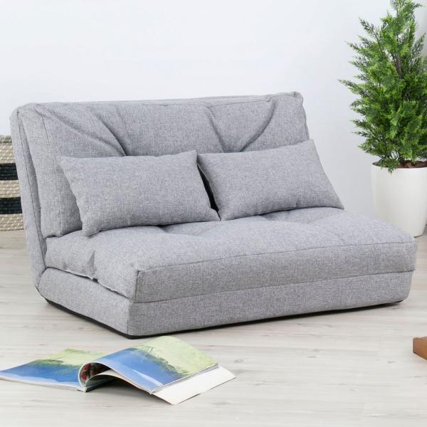 ソファベッド シングル ベッドソファ 2人掛け 2人用 完成品 3WAY リクライニング おしゃれ 布 ファブリック 可愛い かわいい 北欧 ソファー ふたりがけ ID012 20,109円