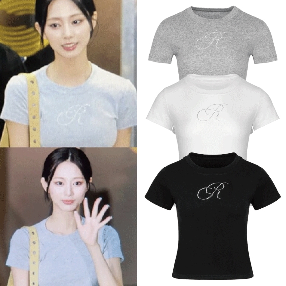 TWICE ツゥイ着用 HOTFIX T-SHIRT 3 (COLORS)