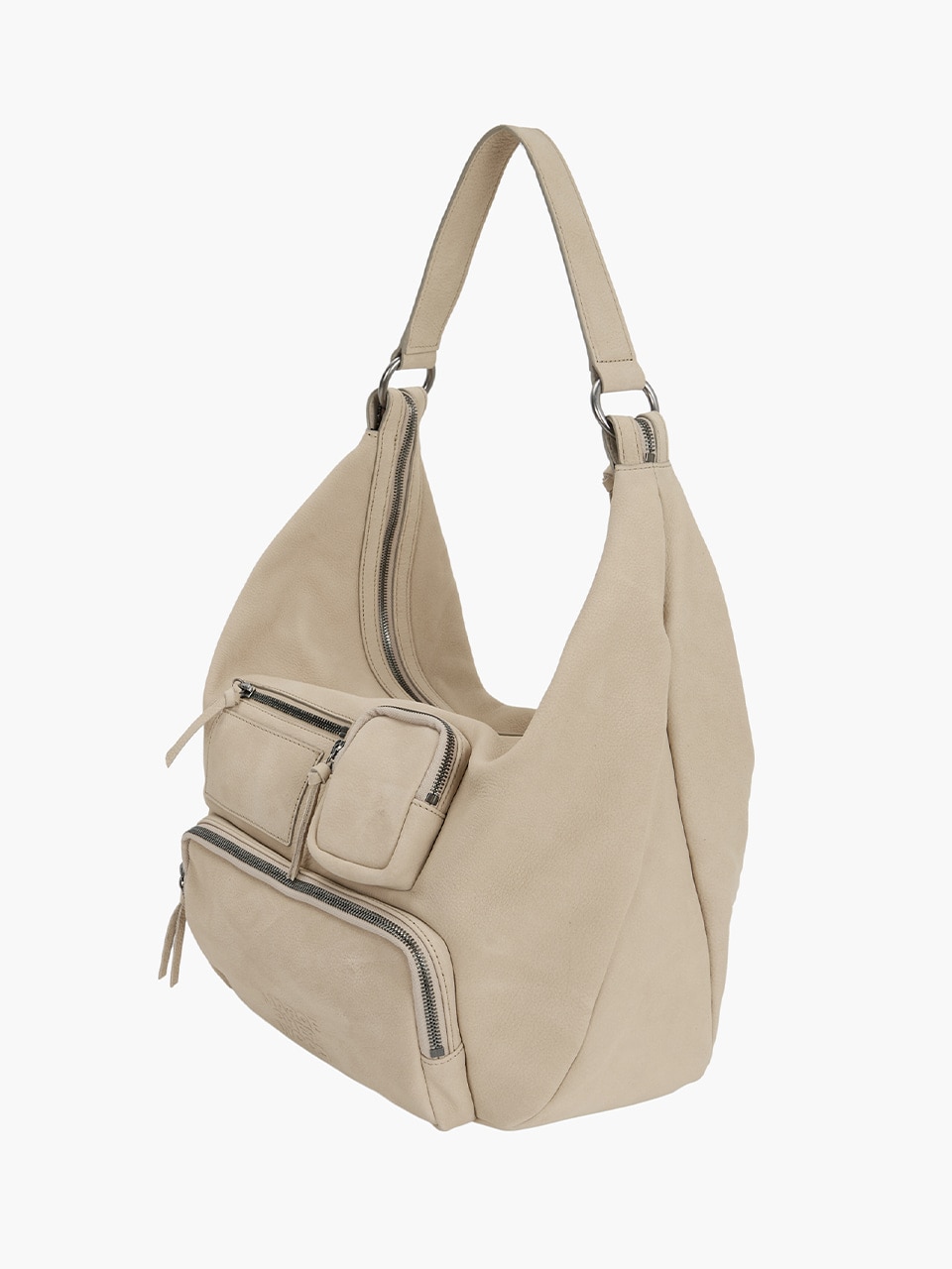 【MARGESHERWOOD】 CITY HOBO NS : NUDE NUBUCK