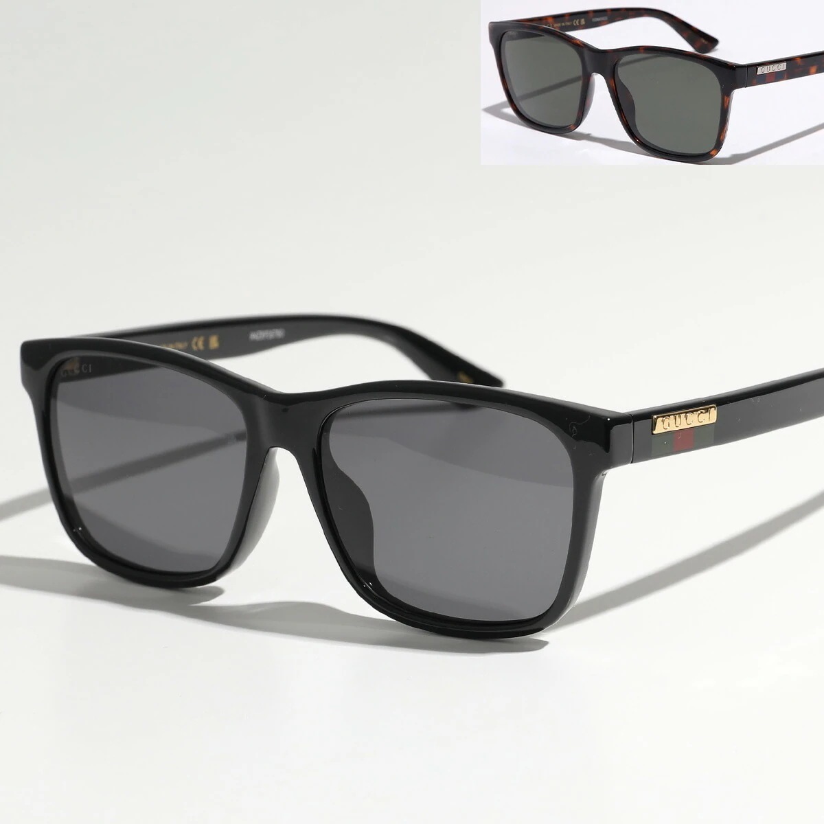 GUCCI グッチ サングラス GG0746S GG0746SA レディース ウェリントン型 セルフレーム 2フィット メガネ 眼鏡 メタルロゴ カラー3色