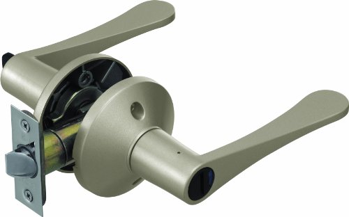 リフォーム用レバー錠表示錠(トイレ用)シルバー