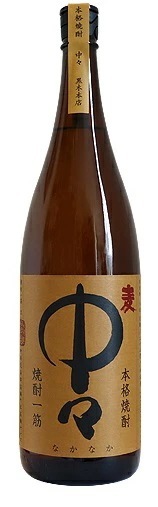 【送料無料】黒木本店 大麦焼酎 中々 25度 麦 1800ml 1.8L×6本
