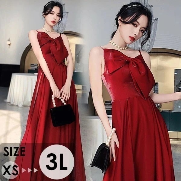 ドレス 大人 ピアノ 発表会 ロングドレス 演奏会 演奏会用ドレス 赤 ピアノ発表会 結婚式 高校生 パーティードレス 演奏会ドレス 大きいサイズ 母親 コンクール イブニングドレス ロング 大きいサ