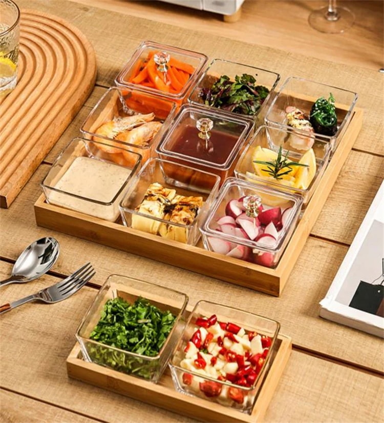 早い者勝ち 分格皿 おかず分類 果物皿 リビング 砂糖菓子箱 ナッツ 家庭用 おやつ皿 収納ケース ドライフルーツ皿 セット