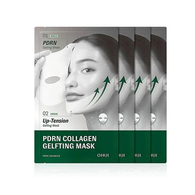 [24SS/New]プライムアドバンサー PDRN コラーゲンゲルフティングマスク 4枚