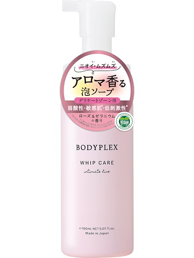 他サイト： ホイップケアEX デリケートゾーン ソープ 泡 ローズ&ゼラニウムの香り 150mlの商品画像