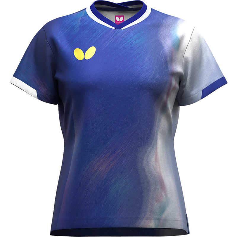 バタフライ　卓球用品 Butterfly インフィリア・シャツ [女性用 /Mサイズ] ブルー (返品交換不可)　47239