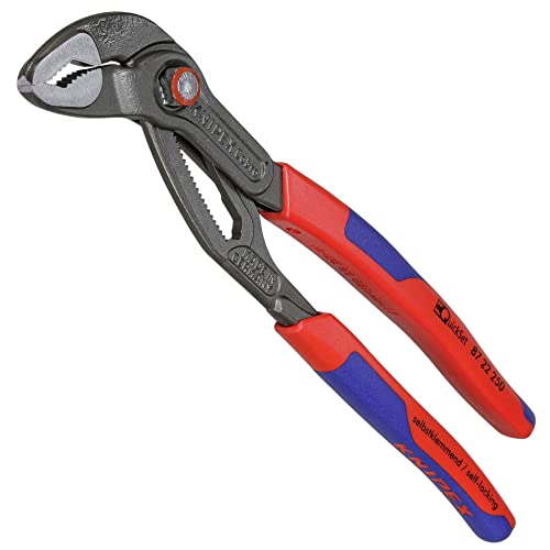クニペックス (KNIPEX) ウォーターポンププライヤー コブラ クイックセット(SB) 8722