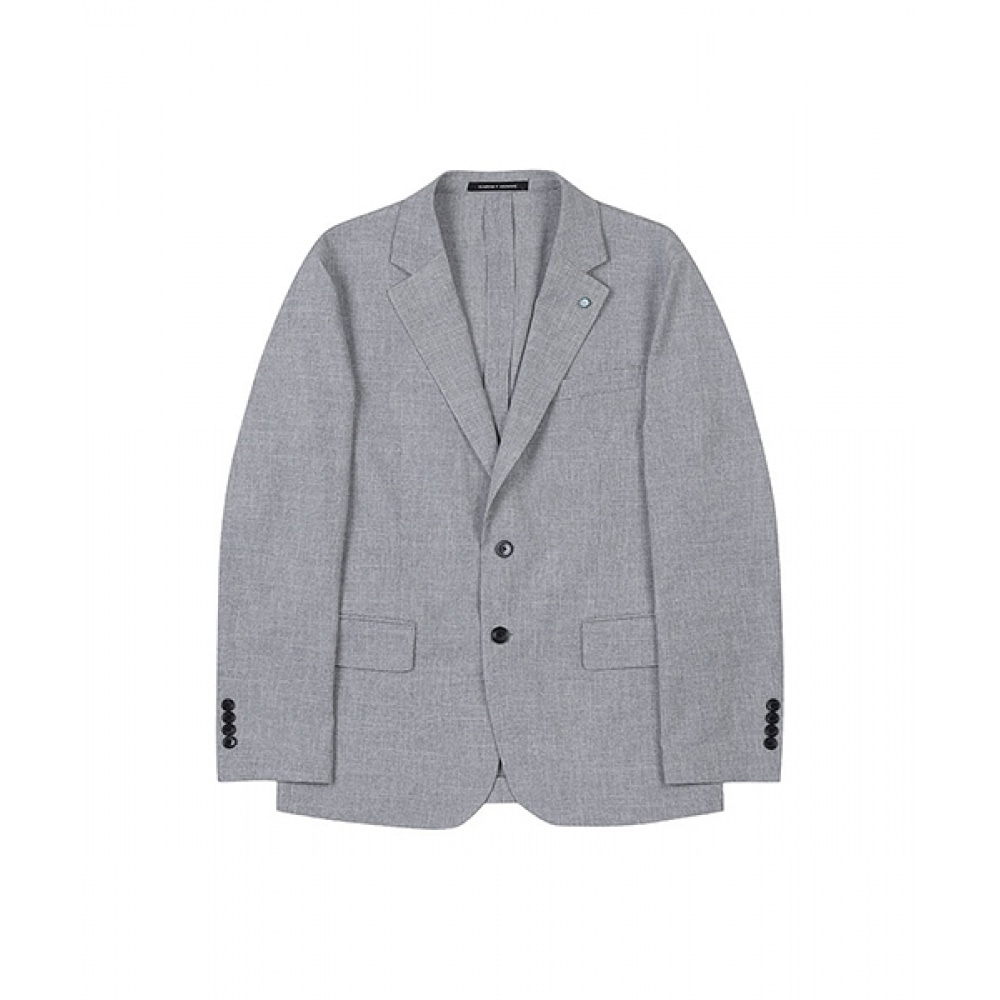 ガーネットオム GBS14214 ライトグレーシングルノッチレギュラーフィットジャケット