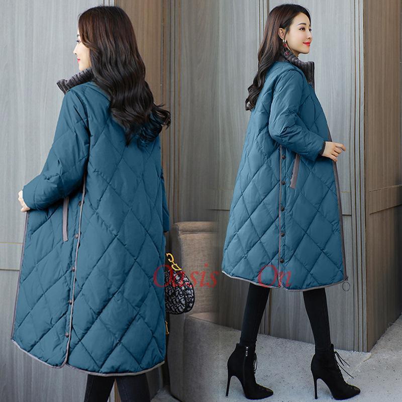中綿コート ダウン風コート レディース ロング丈 ダウン風ジャケット 冬アウター ゆったり 暖かい 大きいサイズ 40代 50代60代