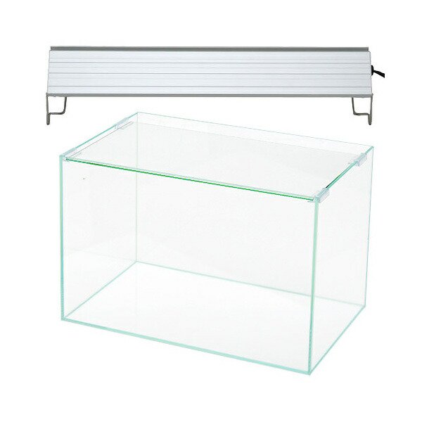 スーパークリア　オールガラス４５ｃｍ水槽　アクロ４５Ｓ　ＴＲＩＡＮＧＬＥ　ＬＥＤ　ＧＲＯＷ　セット　お一人様１点限り　ＣＲＣ10―11―03―50―20