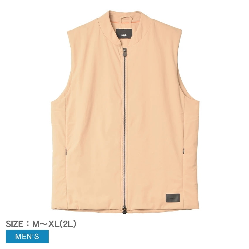 ベスト メンズ REGULAR FIT GILET ベージュ B1267.1025 トップス ウエア ジレ 羽織 ライトアウター 上着 ロゴ ワンポイント ジップアップ ブランド シンプル カジュアル 52,314円