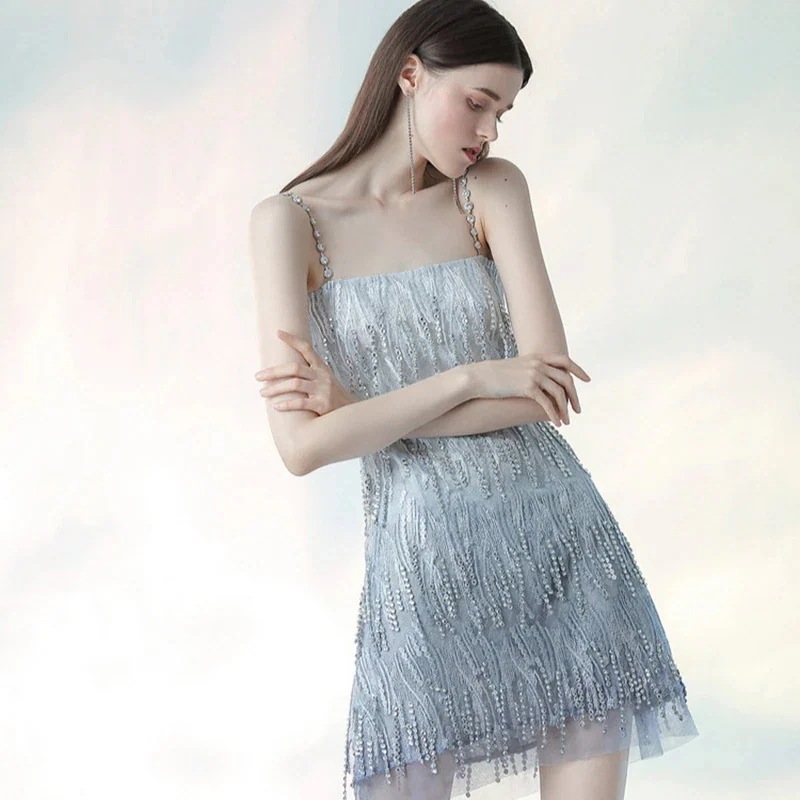 ワンピースドレスドレス春 気質 ドレス 2025 パーティードレス ホルタードレス