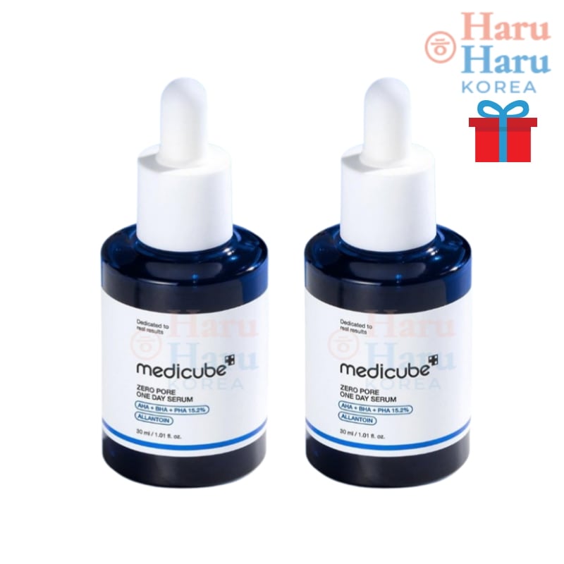 【Q10人気 毛穴美容液】 ゼロ毛穴1DAYセラム 30ml+30ml 合 60ml/韓国 人気 毛穴セラム 水分 保湿美容液 角質 皮脂ケア 毛穴 黒ずみ 毛穴ケア ハリ 弾力ケア 脂性肌 混合肌