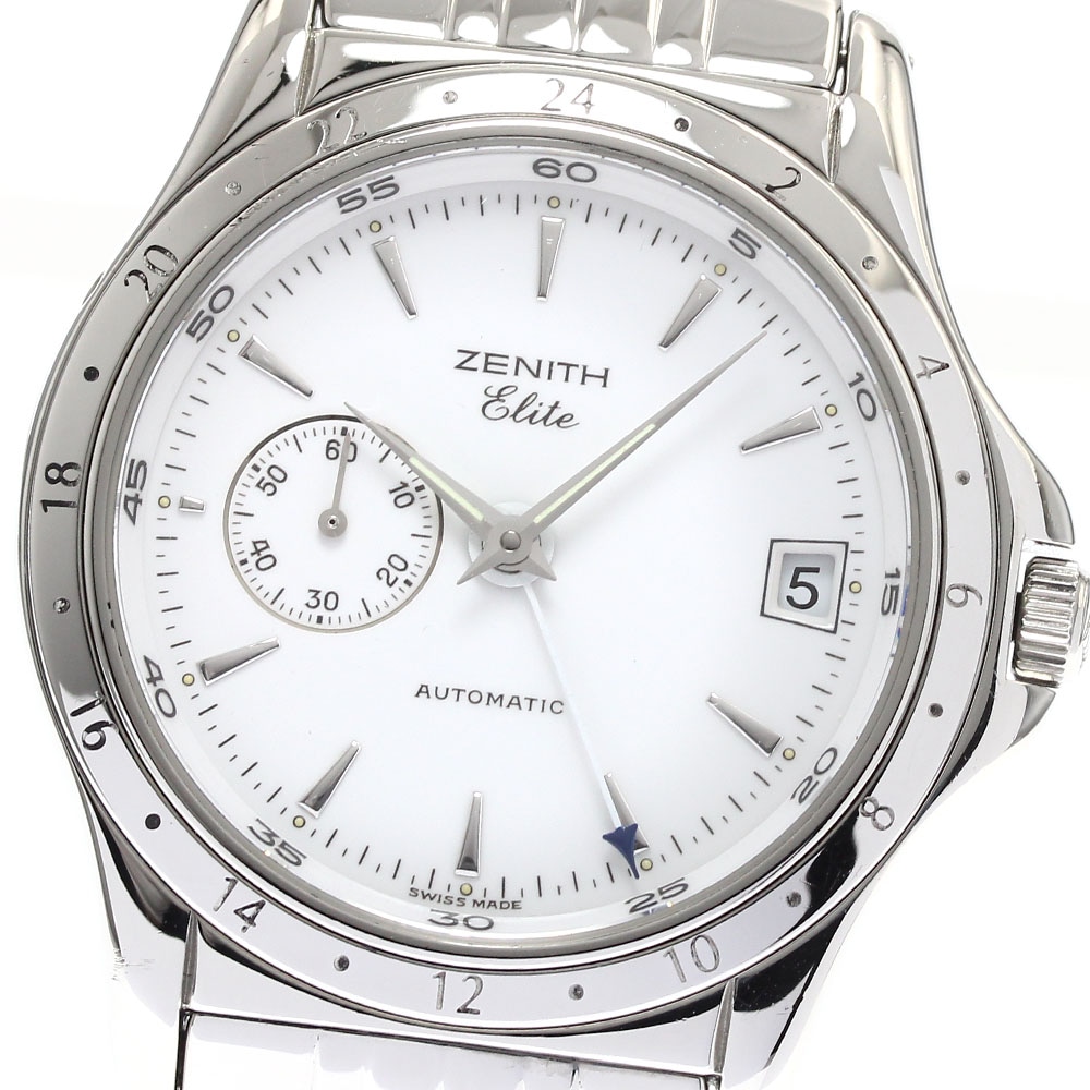 ゼニス ZENITH 90/02.0030.682 クラス エリート デュアルタイム 自動巻き メンズ 保証書付き_866456【中古】