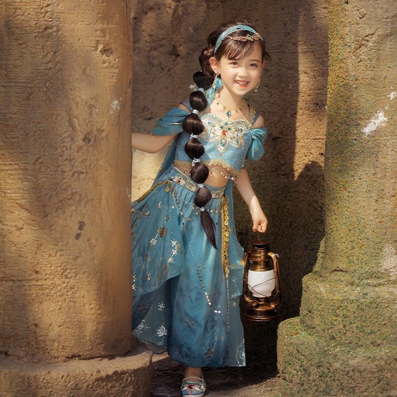 ジャスミンプリンセスシリーズ子供ドレス夏子供服女の子エキゾチック漢服リトルガールズロリータ