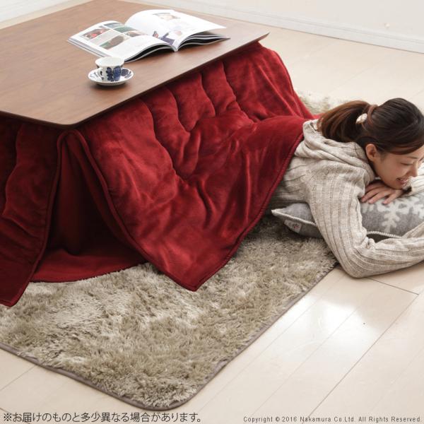 コタツ布団 単品 掛け布団のみ こたつ掛布団 対応天板サイズ105×75cm リビングコタツ用 撥水 洗える 洗濯機 丸洗い リバーシブル コタツテーブル本体別売り