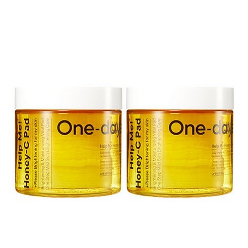 [1+1] ワンデイズユー ヘルプミー ハニーC パッド (60枚) 125ml 2個