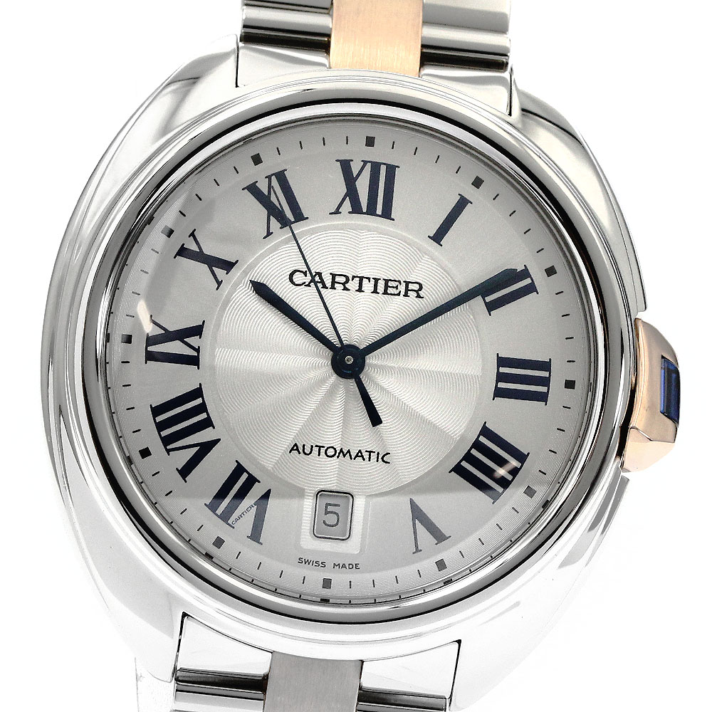 カルティエ CARTIER W2CL0002 クレ ドゥ カルティエ 40ｍｍ K18PGコンビ 自動巻き メンズ 美品 _889112【中古】