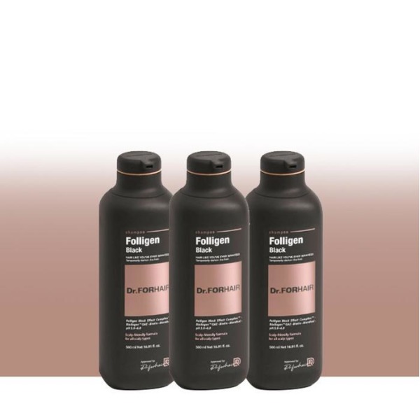 ドクターフォーヘアシャンプー ドクターフォーヘアポリジェンシャンプー ブラック3個 / SN