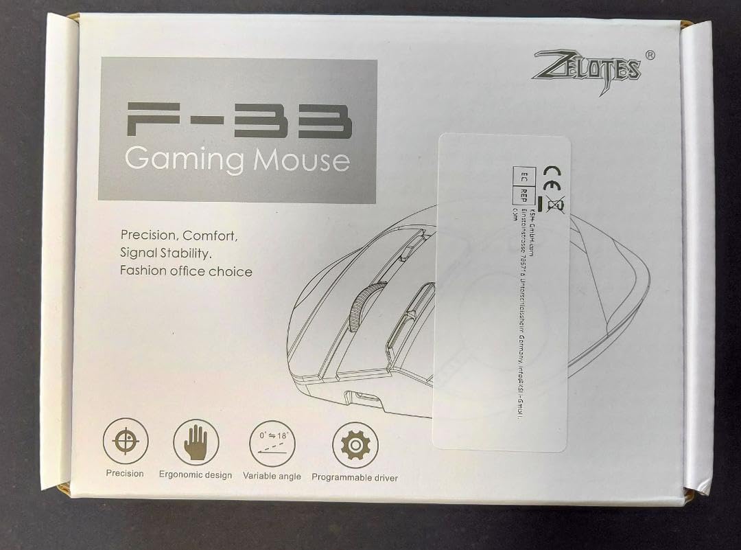 【未開封】 Zelotes F-33 ゲーミングトラックボール・BT/2.4GHｚ