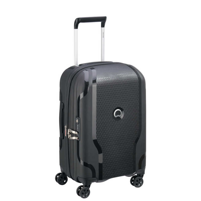 DELSEY　軽量スーツケース 容量拡張 機内 機内持込サイズ クラベル CLAVEL ［TSAロック搭載］ ブラック　384580100MR