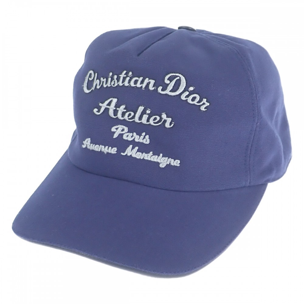 【ABランク】 ATELIER ベースボール 933C902L4511_C598 キャップ コットン レザー ネイビー メンズ【ISEYA】 38,800円