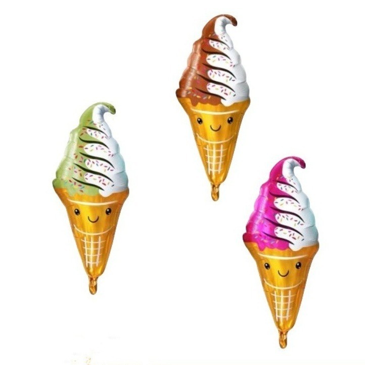 チョコレートストロベリー抹茶アイスクリーム模擬アルミフィルムバルーンパーティーデコレーション誕生日